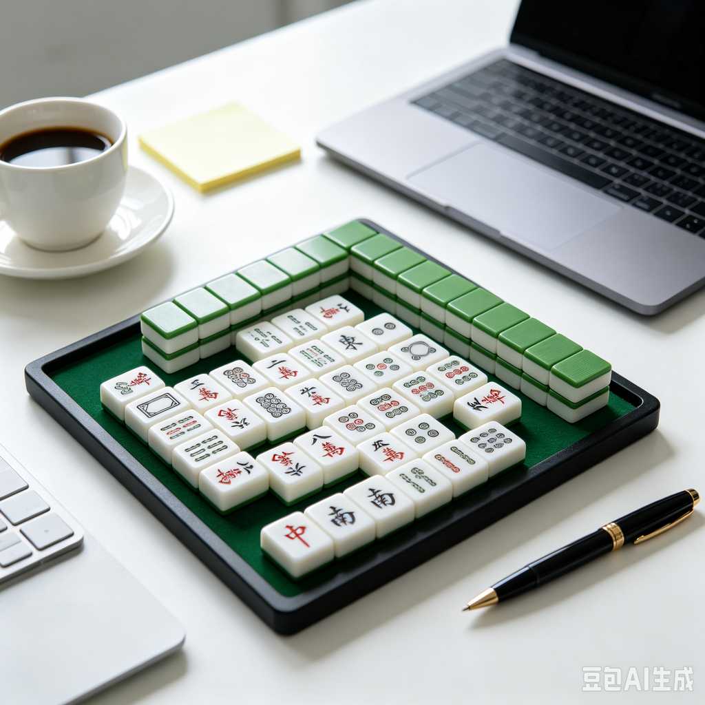 mahjong set with storage case