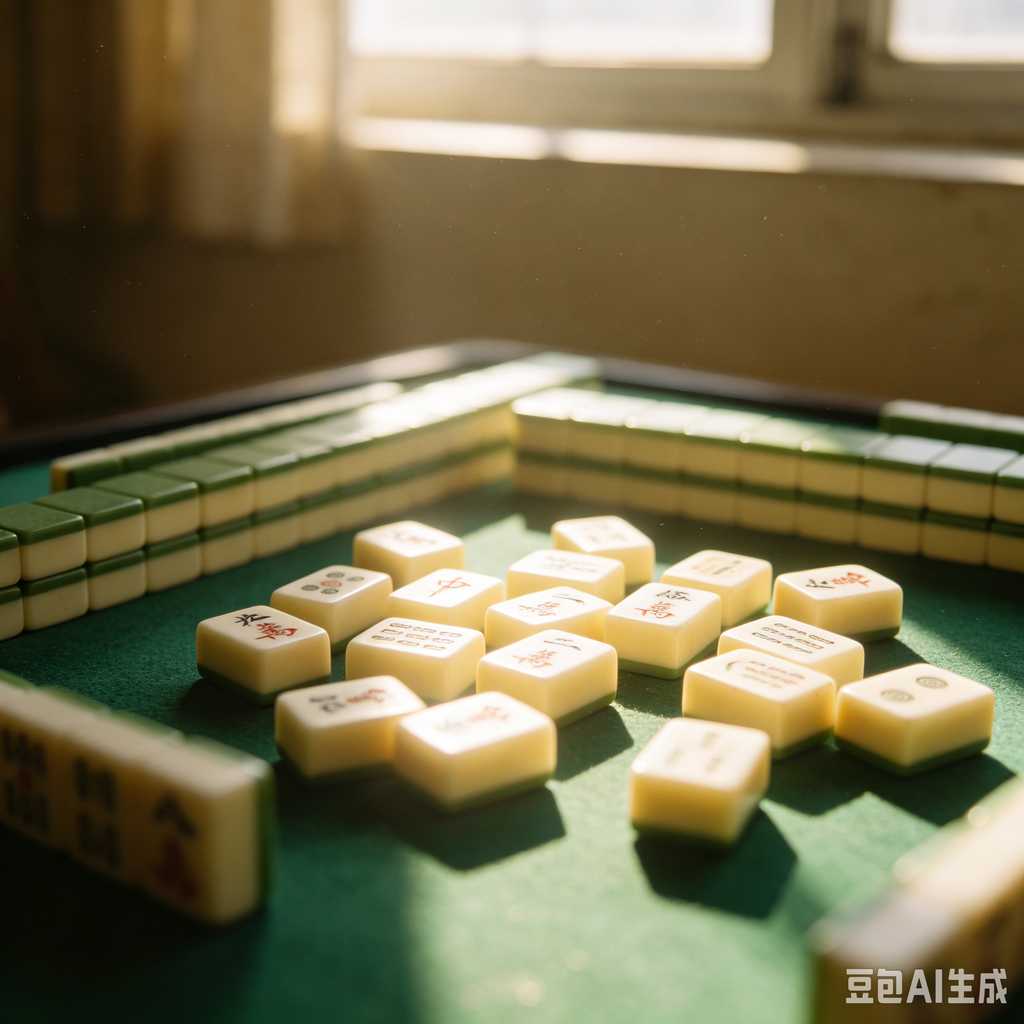 decorative text mahjong set