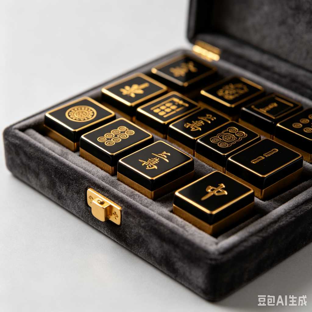 luxury mini mahjong travel set